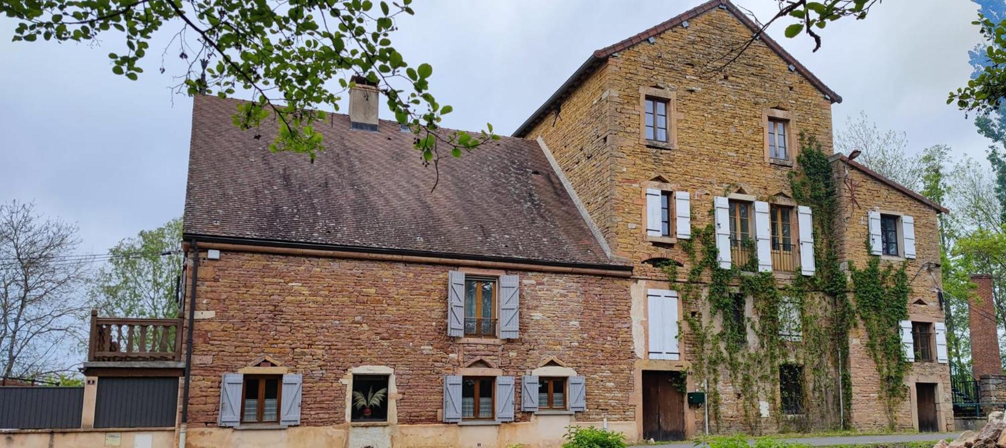 مبيت وإفطار Cormatin Le Moulin De Chazelle المظهر الخارجي الصورة